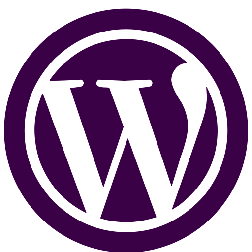 Icone wordpress en couleur personnalisée